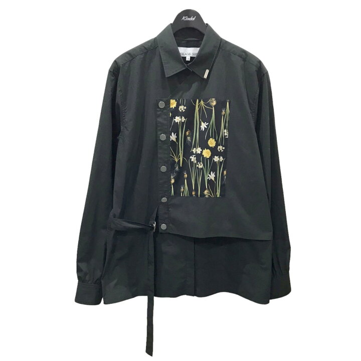 楽天市場】【中古】MIKAGE SHIN ラップシャツ Flower Layered Wrapping 