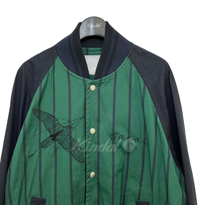 楽天市場】【中古】Sacai×Dr．Woo 19SS サイドジップスタジャン 