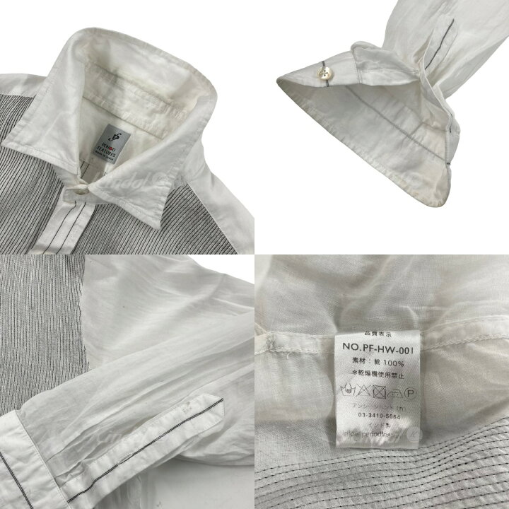 楽天市場】【中古】period features インディアンシャツ ホワイト 
