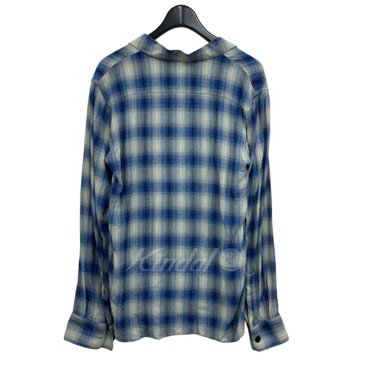 楽天市場】【中古】SAINT LAURENT PARIS レーヨンチェックシャツ 