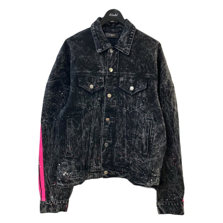 楽天市場】【中古】AMIRIサイドラインペインテッドデニムジャケット 