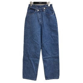 【中古】MAISON SPECIAL22SS ハイウエストコクーンデニムパンツ インディゴ サイズ：38【価格見直し】