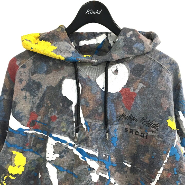 楽天市場】【中古】sacai×Jackson Pollock Studio｢Melting Pot Hoodie 
