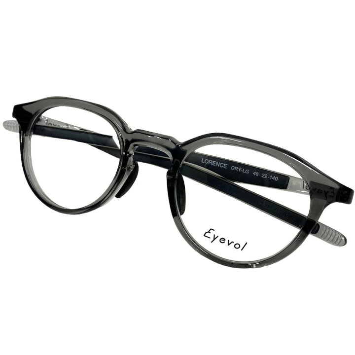 楽天市場】【中古】EYEVOL LORENCEローレンス眼鏡メガネ グレー×クリア  