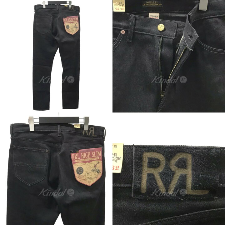 楽天市場】【中古】RRL デニムパンツ HIGH SLIM JAPAN WOVEN ブラック 
