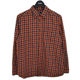 【中古】DIESEL　チェックシャツ オレンジ×ブラック サイズ：S 【090223】（ディーゼル）