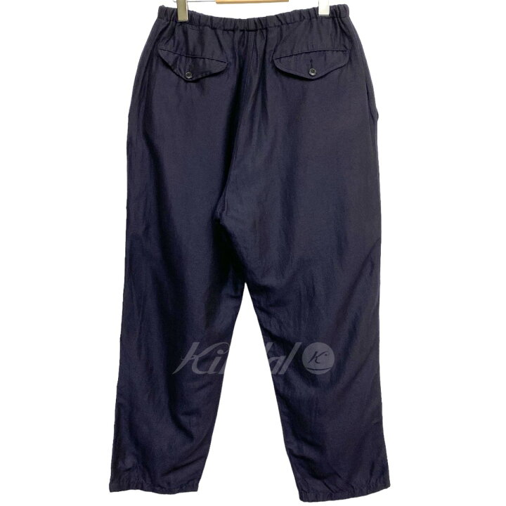 楽天市場】【中古】COMOLI 21AW ウールシルクドローストリングパンツ 
