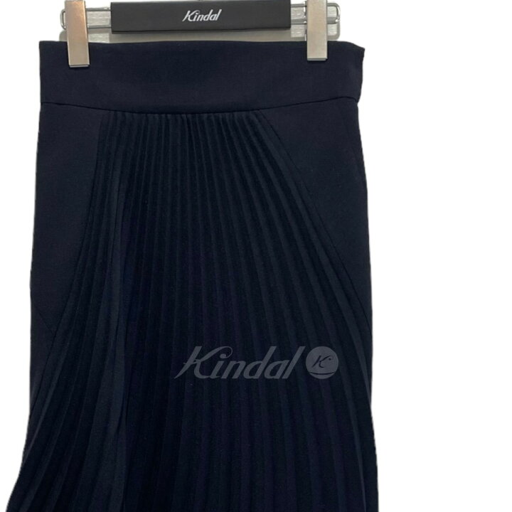 楽天市場】【中古】mame kurogouchi プリーツスカート ネイビー サイズ  