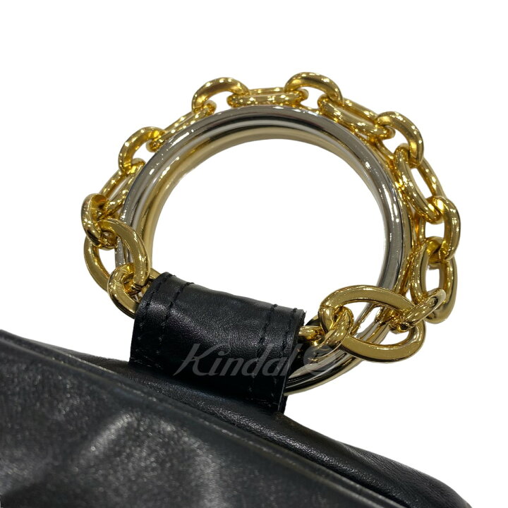 楽天市場】【中古】sacaiBangles Cube Bag 2WAYレザーバッグ ブラック 