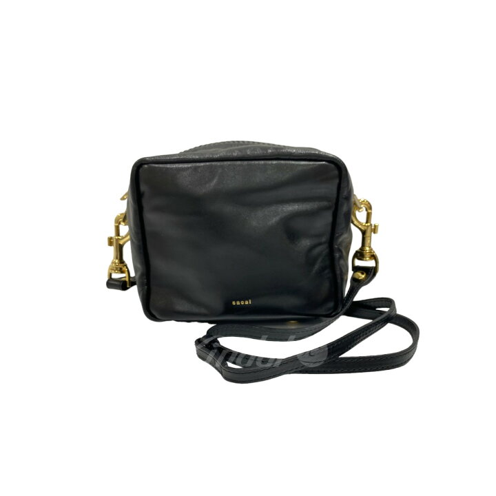楽天市場】【中古】sacaiBangles Cube Bag 2WAYレザーバッグ ブラック 