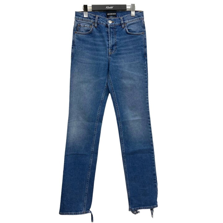 楽天市場】【中古】BALENCIAGA カットオフデニムパンツ インディゴ 