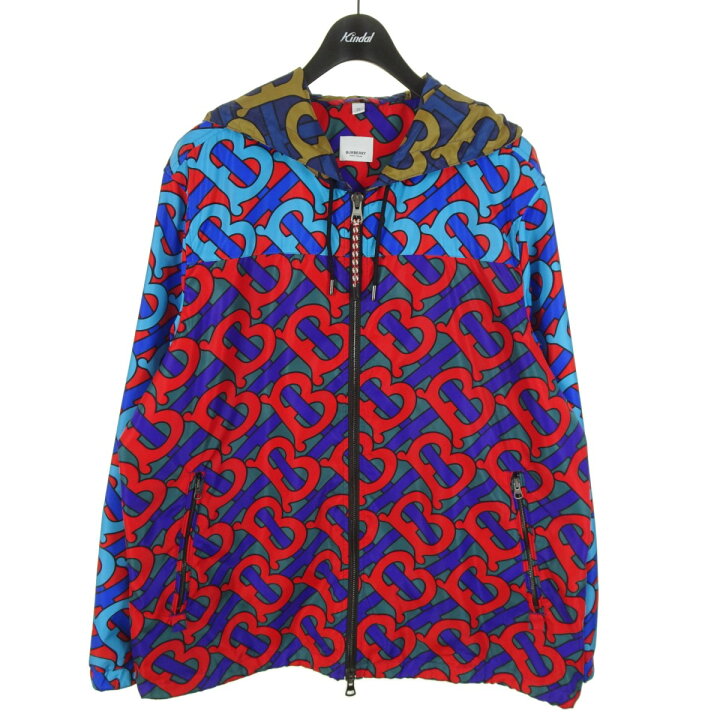 楽天市場】【中古】BURBERRYモノグラムECONYLフーデッドジャケット  