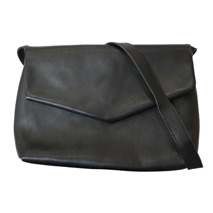 楽天市場】【中古】ohta black letter bag レザーショルダーバッグ  