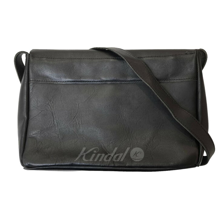 楽天市場】【中古】ohta black letter bag レザーショルダーバッグ  