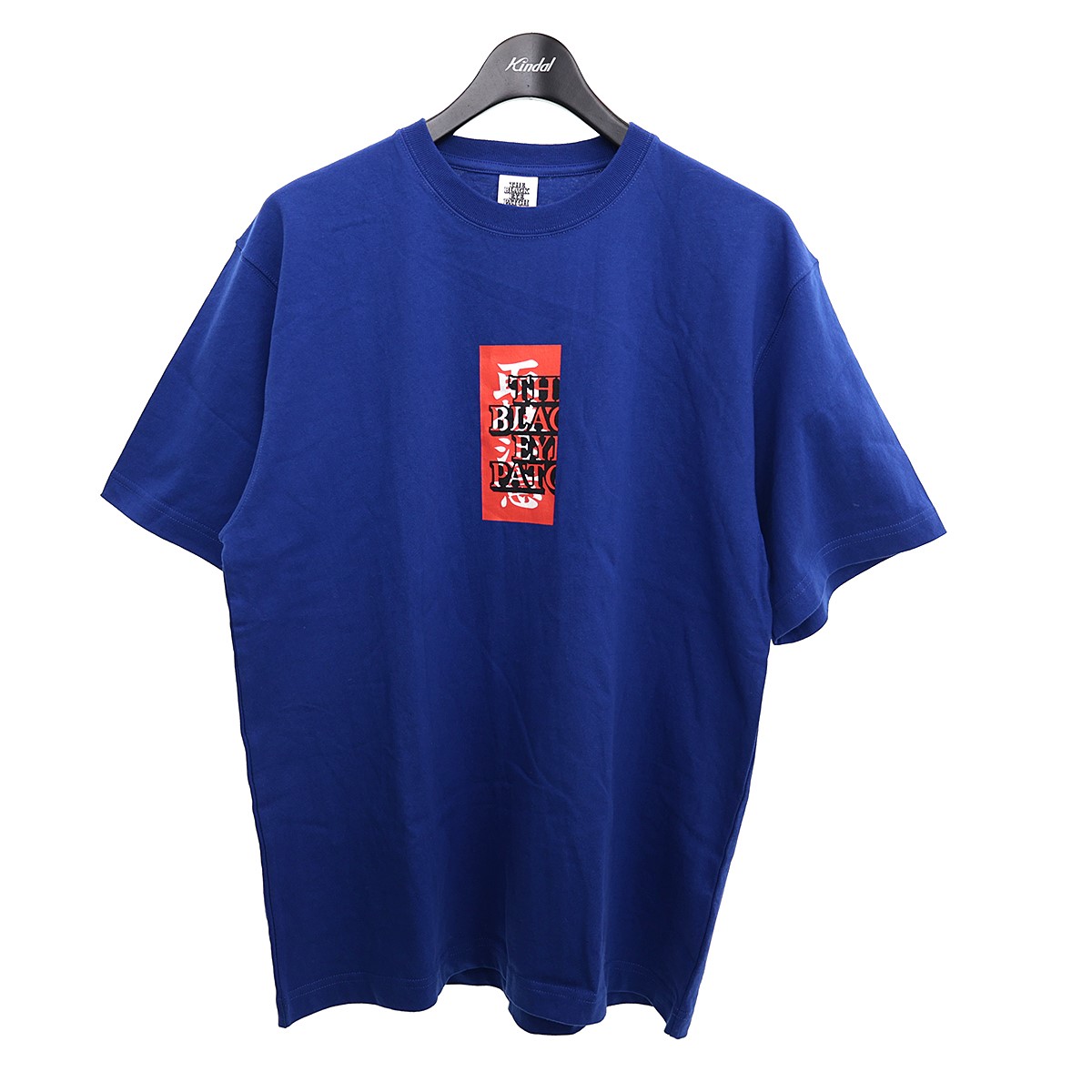 【中古】BlackEyePatch取扱注意　プリントTシャツ ブルー サイズ：M【価格見直し】 | ブランド古着のカインドオル