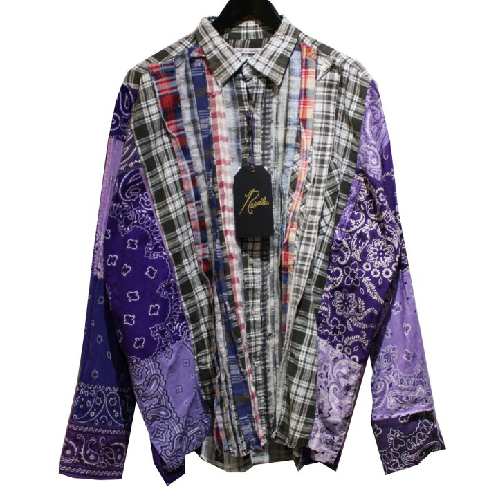 楽天市場】【中古】Rebuild by Needles × MIYAGIHIDETAKA 21AW FLANNEL 