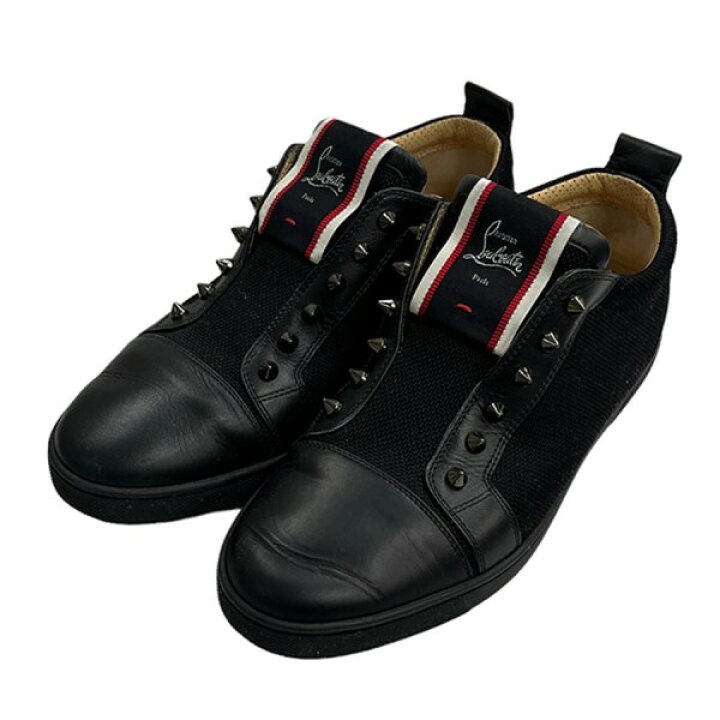 楽天市場】【中古】CHRISTIAN LOUBOUTINレザー切替 メッシュ スタッズ 