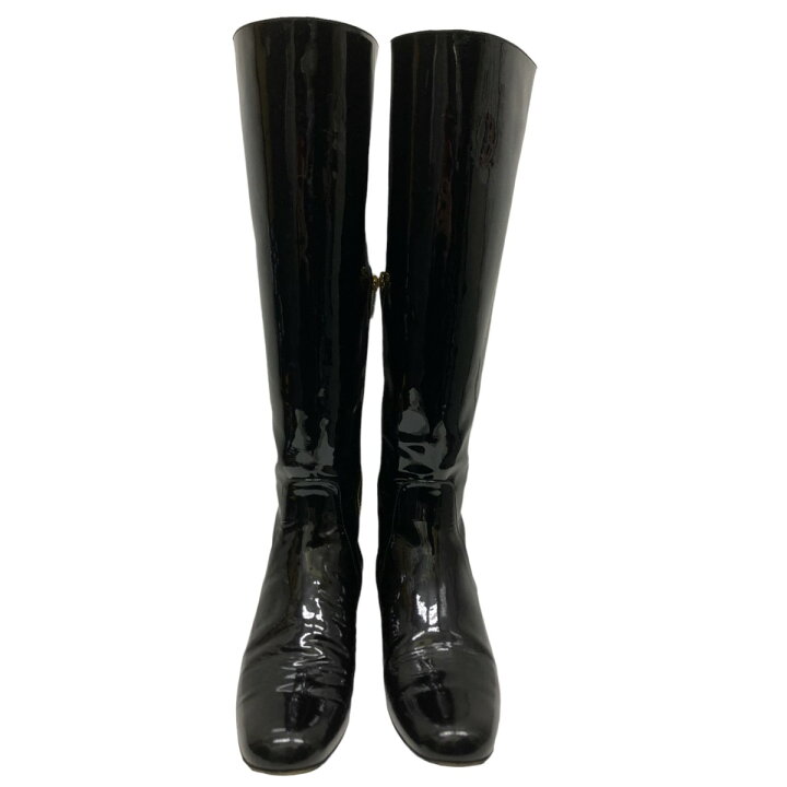 楽天市場】【中古】SAINT LAURENT PARISパテントグリッターヒール 