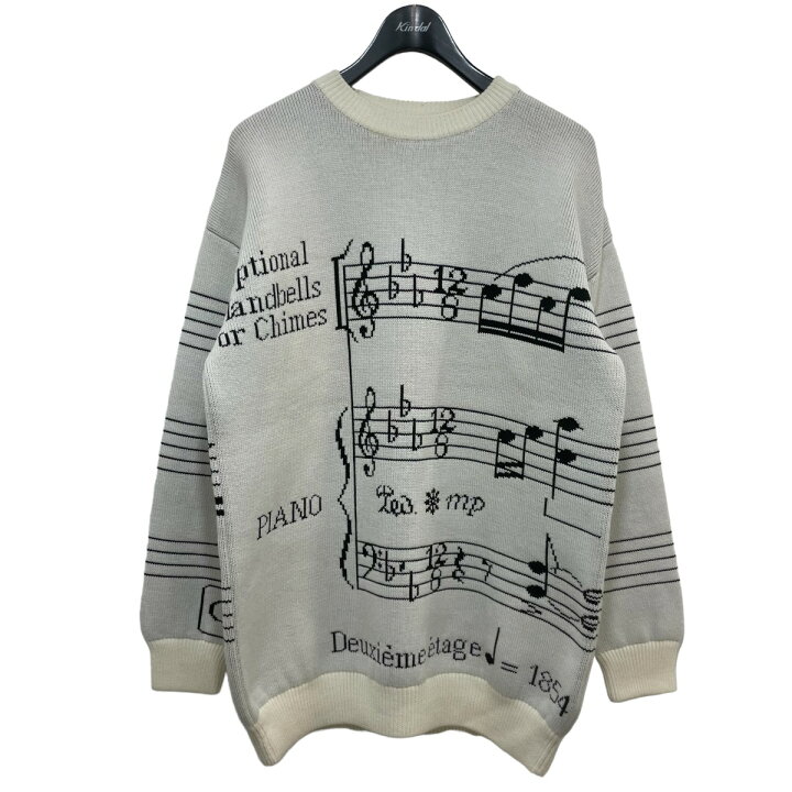 Louis Vuitton Partition Intarsia Music Note Sweater