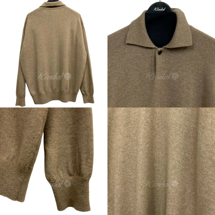 楽天市場】【中古】AURALEE 21AW Baby Cashmere Knit Poloベビー 