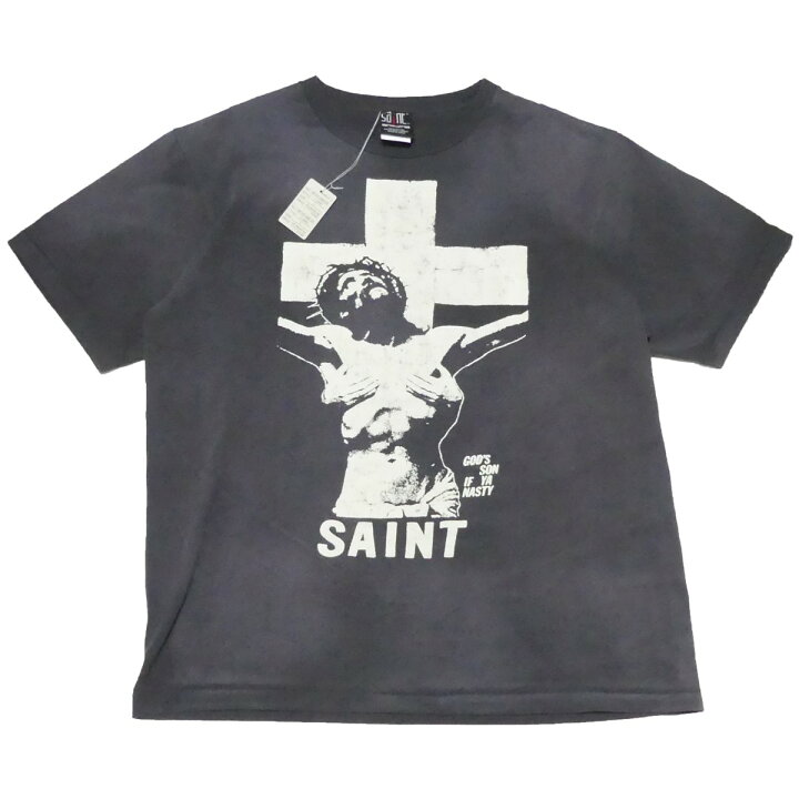 楽天市場】【中古】SAINT MICHAEL 22SS DMJ BLACK SS TEE キリスト 