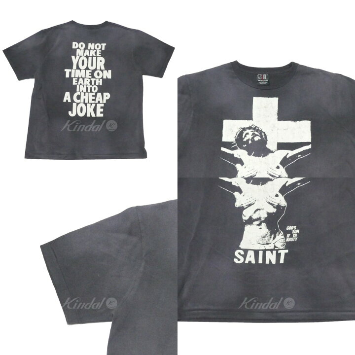楽天市場】【中古】SAINT MICHAEL 22SS DMJ BLACK SS TEE キリスト 