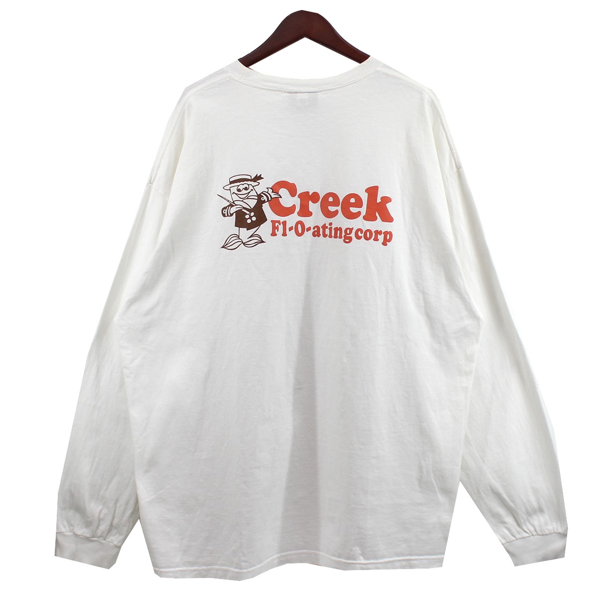 楽天市場】【中古】Creek Angler's Device x MIN-NANO L／S Tee ロゴ