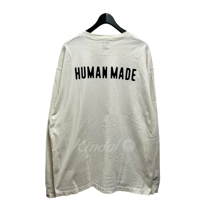 楽天市場】【中古】HUMAN MADE 22SSバックロゴヘンリーネック長袖T 