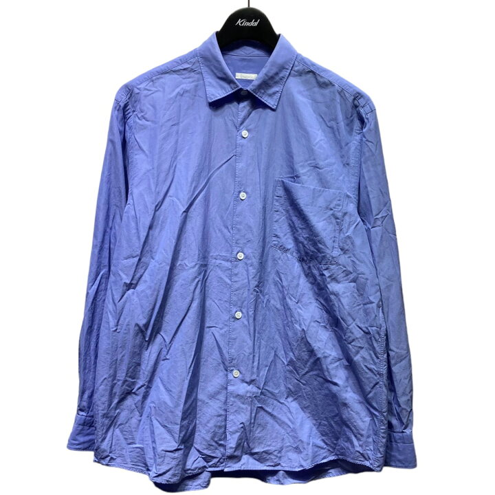楽天市場】【中古】COMOLI コモリシャツ S03-02001 サックスブルー 