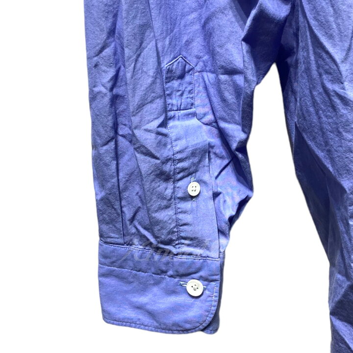 楽天市場】【中古】COMOLI コモリシャツ S03-02001 サックスブルー  