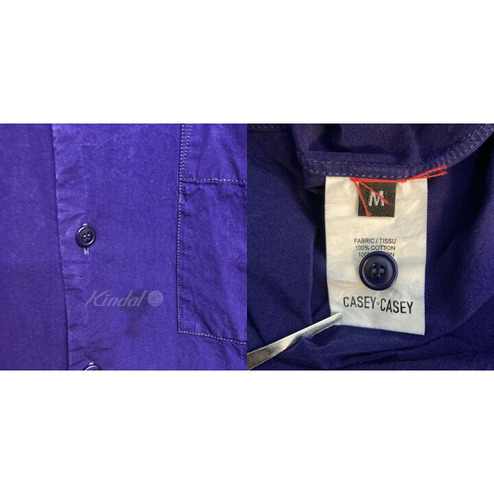 楽天市場】【中古】CASEY CASEYポケット長袖シャツ ネイビー サイズ：M 