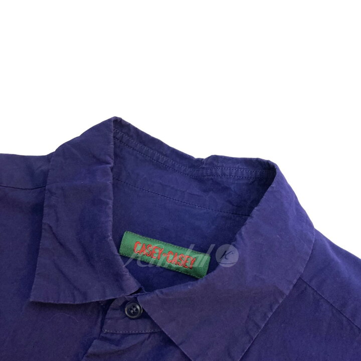 楽天市場】【中古】CASEY CASEYポケット長袖シャツ ネイビー サイズ：M 