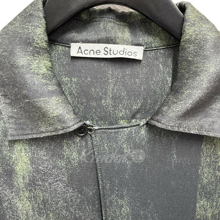 楽天市場】【中古】ACNE STUDIOS 21SS花柄半袖シャツ グリーン サイズ 