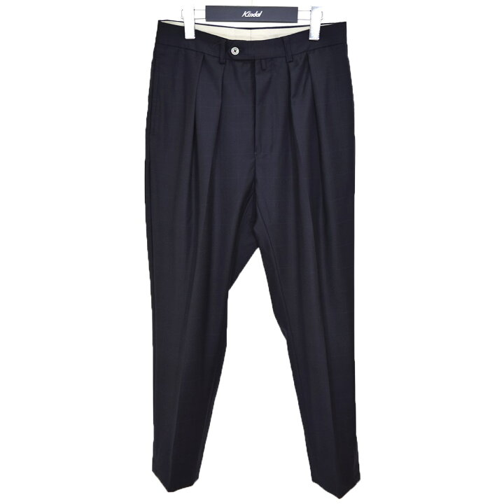 楽天市場】【中古】NEAT E．THOMAS Wool glen plaid タック 