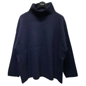 【中古】Framework22AW タートルネックニット ネイビー【価格見直し】