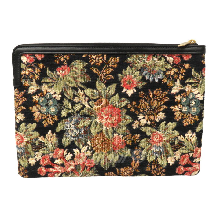 楽天市場】【中古】CELINE ロゴ刺繍 ジャカードスモールポーチ 