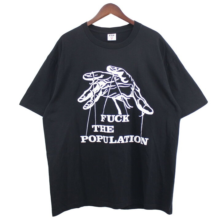 楽天市場】【中古】FTP (FUCK THE POPULATION)ロゴ Tシャツ ブラック  