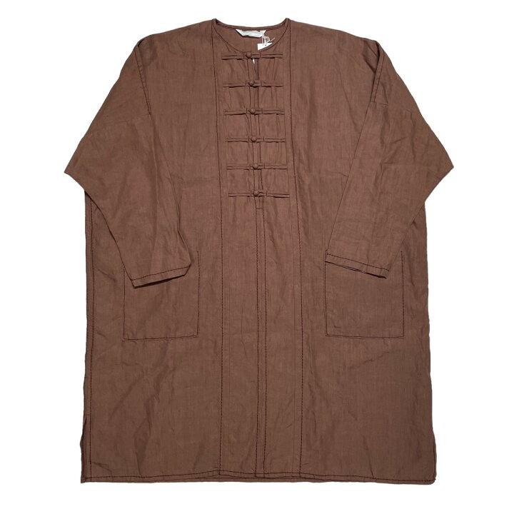 楽天市場】【中古】homspun リネンバイオ厚手 チャイナワンピース 