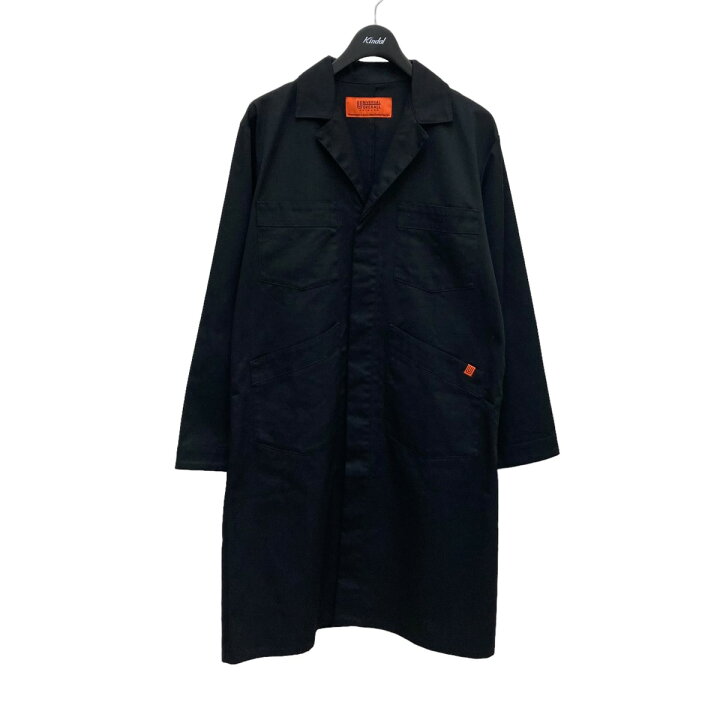 楽天市場】【中古】UNIVERSAL OVERALLショップコート ブラック サイズ 