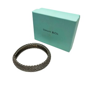 【中古】TIFFANY＆Co．メッシュブレスレット シルバー【価格見直し】