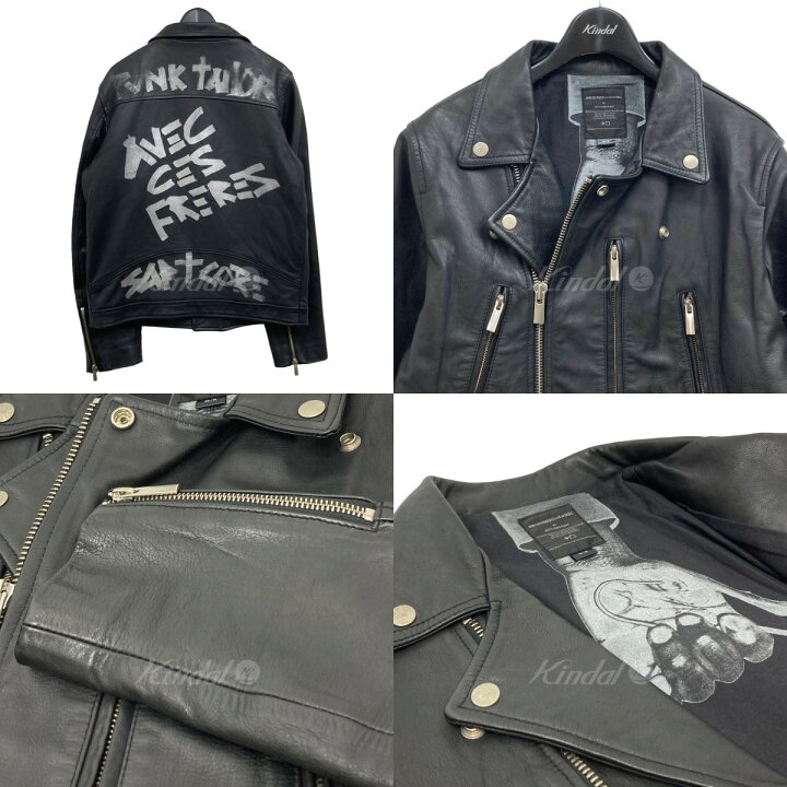 楽天市場】【中古】ART COMES FIRST レザーダブルライダースジャケット 