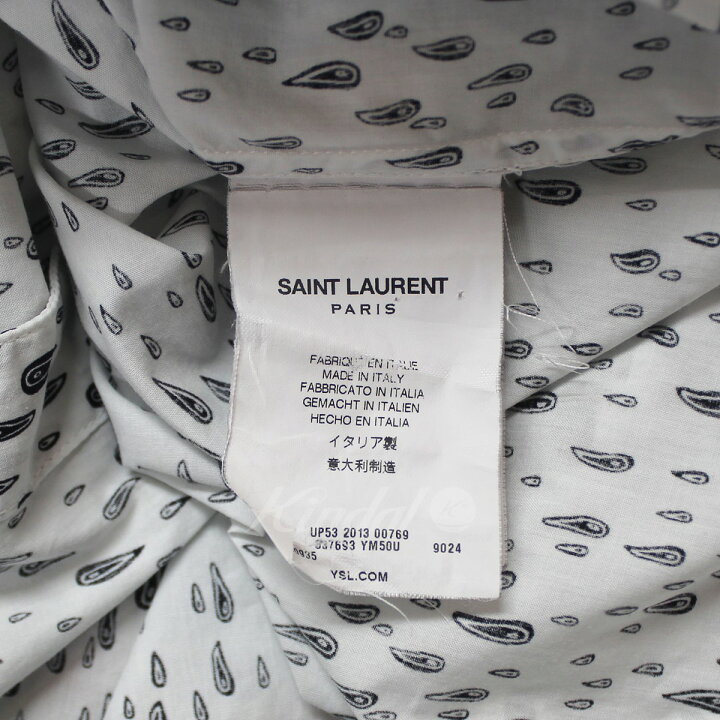 楽天市場】【中古】SAINT LAURENT PARIS エディ期 総柄 ショート 
