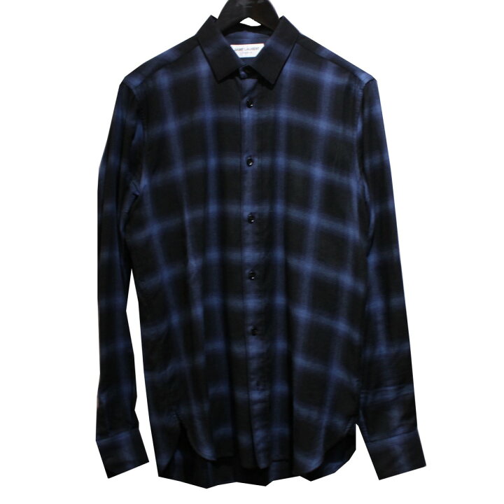 楽天市場】【中古】SAINT LAURENT PARIS 17SS オンブレチェック 総柄 