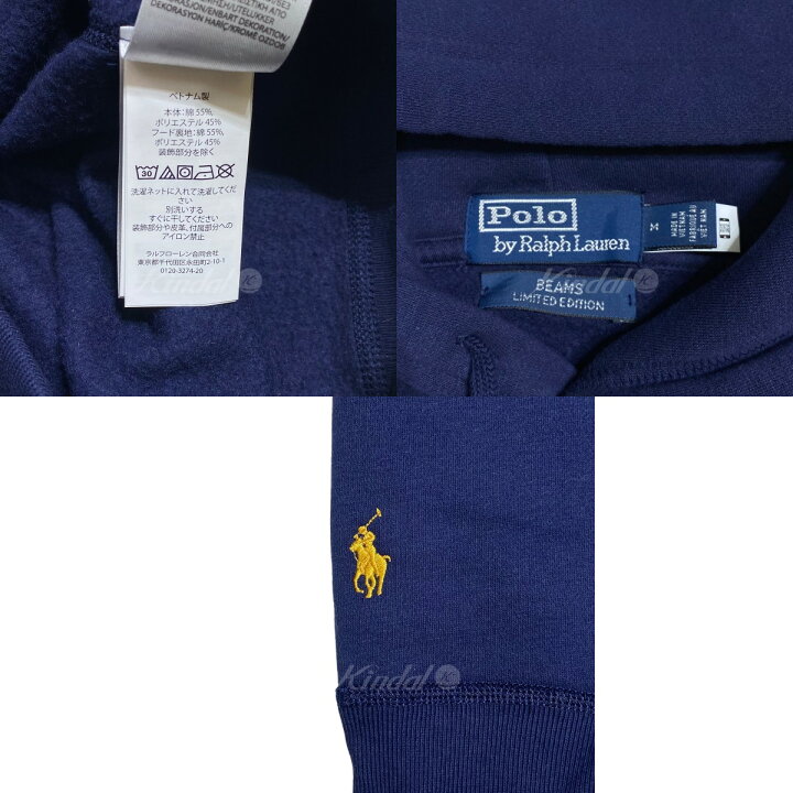 楽天市場】【中古】POLO RALPH LAUREN BEAMS別注 Navy and Gold Logo 