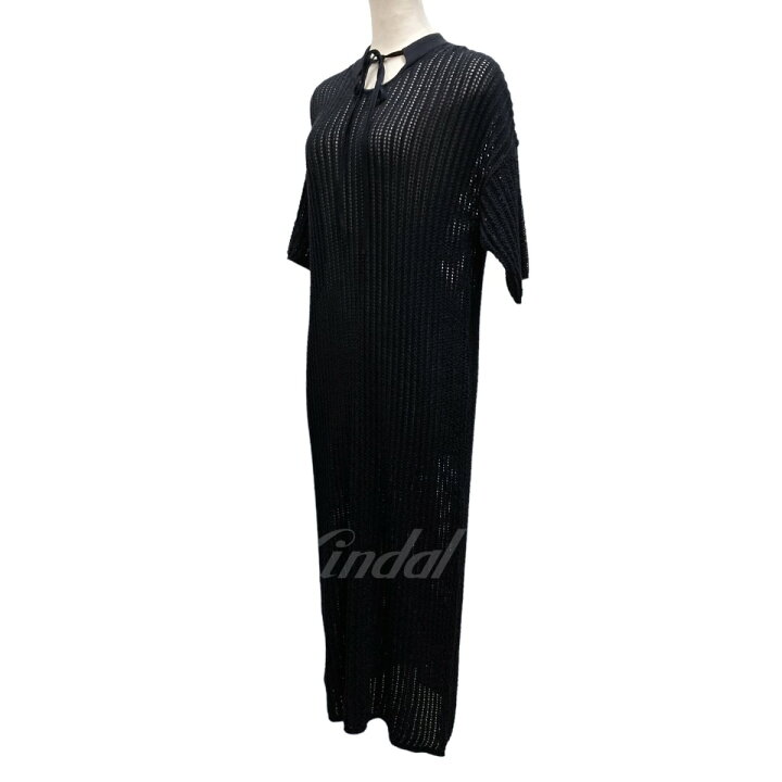 楽天市場】【中古】YUKI SHIMANE つけ襟ニットワンピース ブラック  
