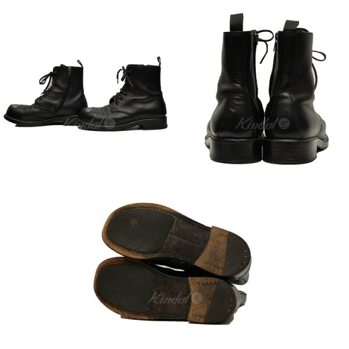 楽天市場】【中古】ALEXANDER McQUEEN サイドジップブーツ ブラック 