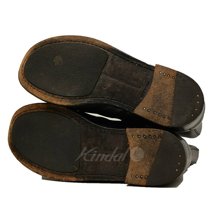 楽天市場】【中古】ALEXANDER McQUEEN サイドジップブーツ ブラック 