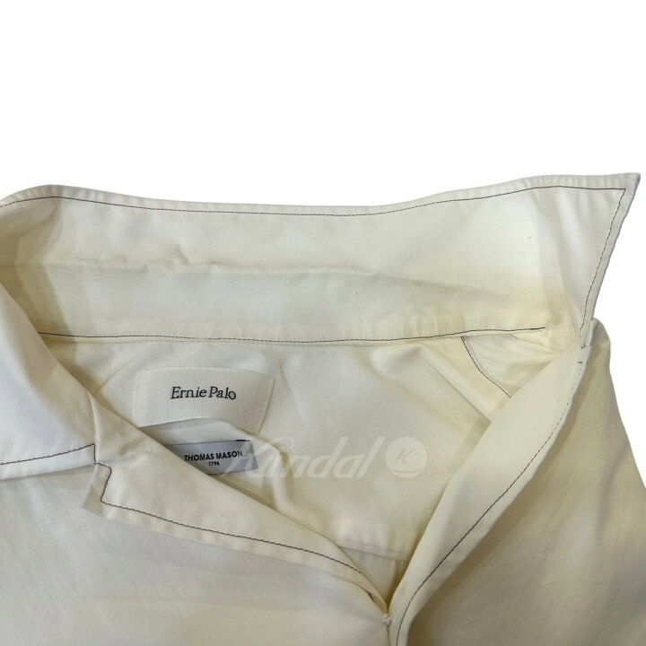 楽天市場】【中古】Emnie Palo×THOMAS MASON キューバシャツ ホワイト  