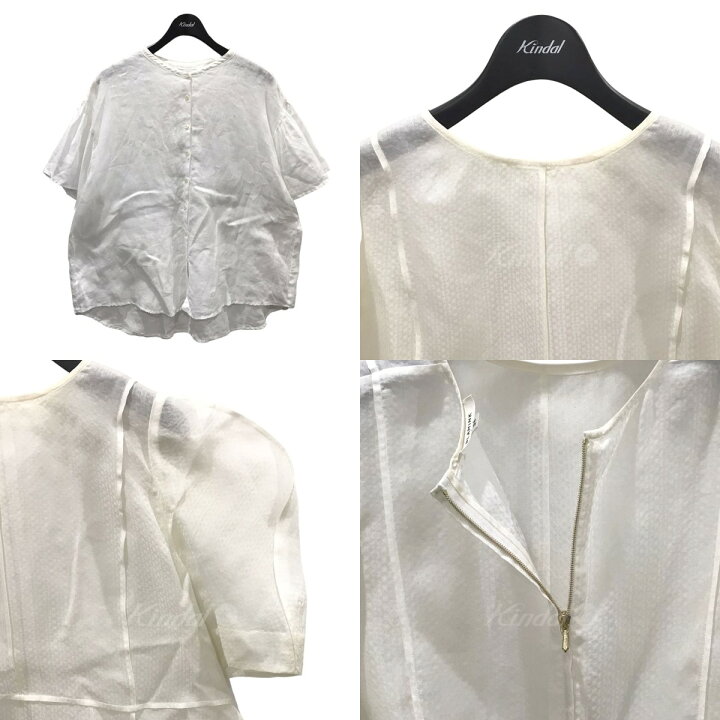 楽天市場】【中古】BLAMINK シルクシアーブラウス オフホワイト サイズ 