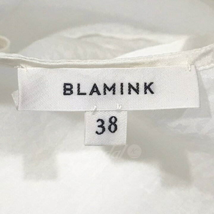楽天市場】【中古】BLAMINK シルクシアーブラウス オフホワイト サイズ 